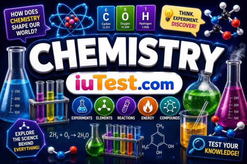 Chemistry Quiz - 50 Questions on Atoms, Bonds, and Reactions