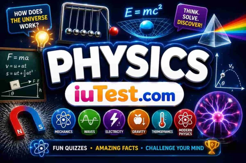 Physics Quiz - 50 Questions on Forces, Energy, and Motion